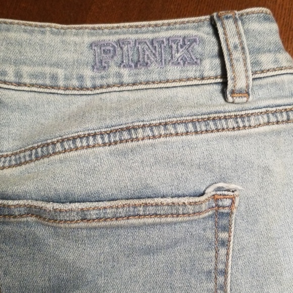 PINK VS light blue denim shorts - Picture 3 of 8